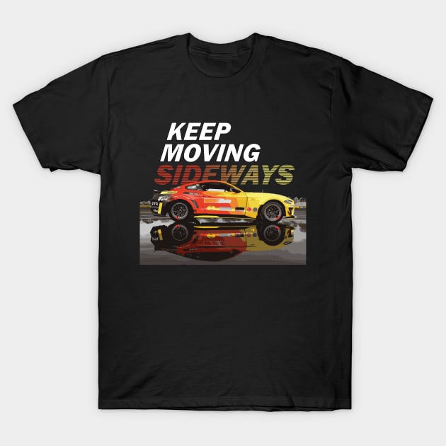 KEEP MOVING SIDEWAYS  adam lz formula drift spec 5-d GT RTR s550 T-Shirt by cowtown_cowboy